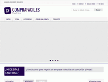 Tablet Screenshot of comprafacil.es